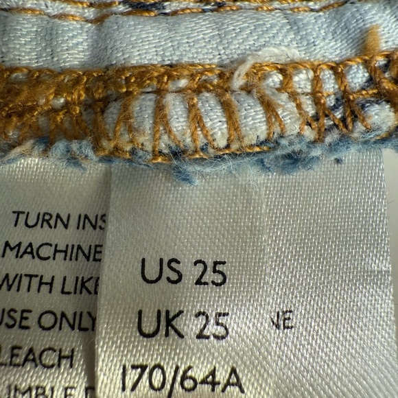 Pilcro and the Letterpress Slim Boyfriend Jean Shorts by Anthropologie Size 25 - Picture 6 of 7